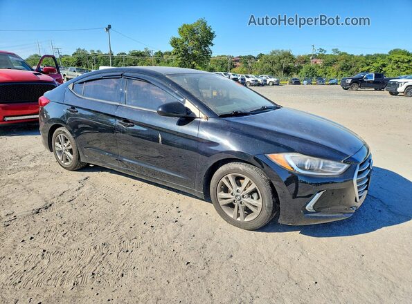 5NPD84LF0HH038716 2017 HYUNDAI ELANTRA Black Front view