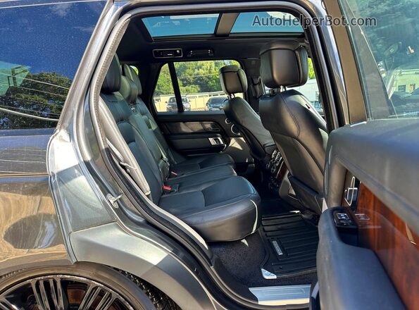 SALGS2SE4NA469065 2022 LAND ROVER RANGE Black Вид салону спереду
