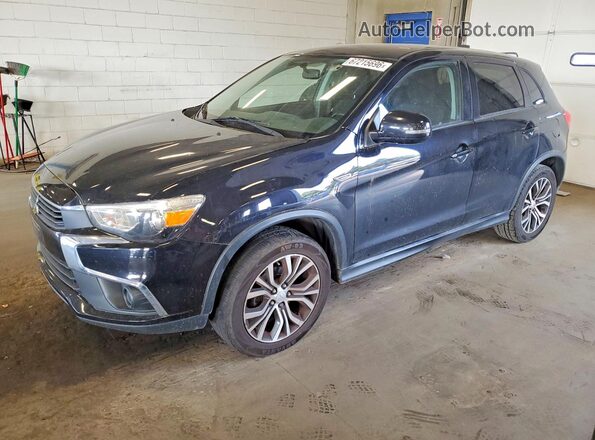 JA4AP3AU3HZ047656 2017 MITSUBISHI OUTLANDER Black Задня ліва чверть