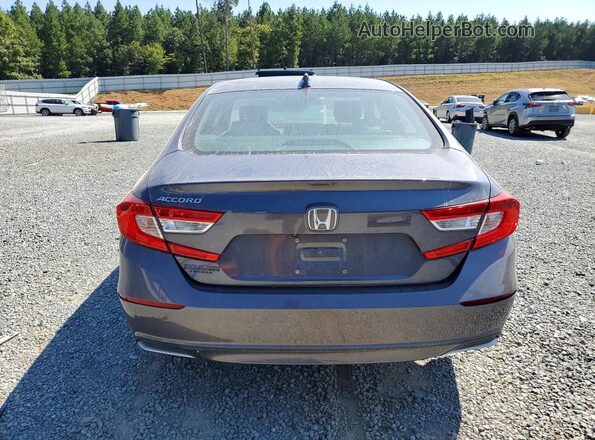 1HGCV1F1XKA087117 2019 HONDA ACCORD Gray წინა სალონის ხედი