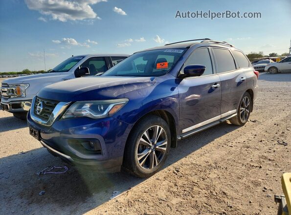 5N1DR2MN8HC692992 2017 NISSAN PATHFINDER Blue Tył lewy