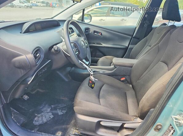 JTDKARFU5K3076321 2019 TOYOTA PRIUS Бирюзовый Вид панели приборов