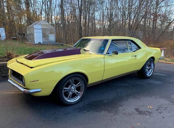 124378N385250 1968 CHEVROLET CAMARO Желтый Задняя правая четверть