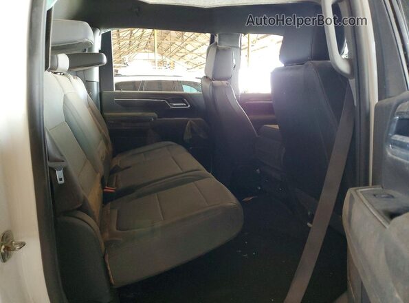 2GC1KNEY1S1228168 2025 CHEVROLET SILVERADO White უკანა სალონის ხედი