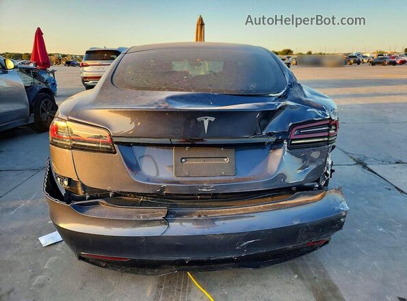 5YJSA1E58NF478188 2022 TESLA MODEL Gray Front interior view