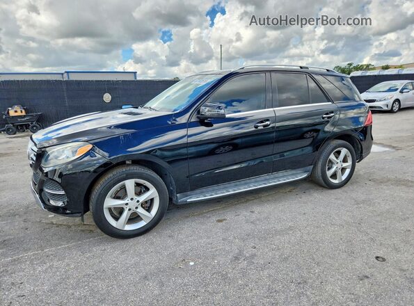4JGDA5JB9GA622947 2016 MERCEDES-BENZ GLE Black Tył lewy
