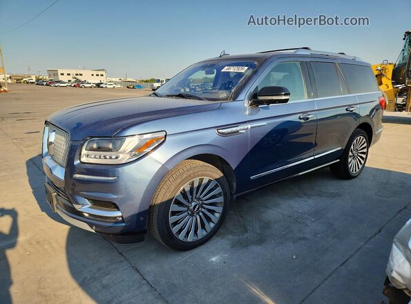 5LMJJ2LT1KEL08103 2019 LINCOLN NAVIGATOR Синий Задняя левая четверть