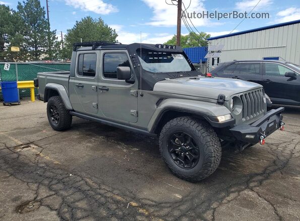 1C6HJTAG9ML535403 2021 JEEP GLADIATOR Gray Вид спереду