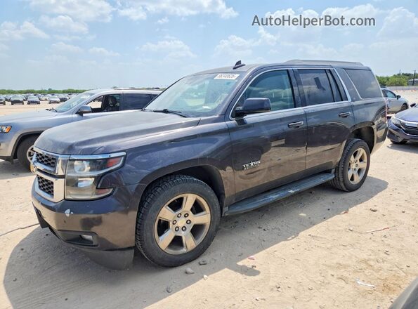 1GNSCBKC1JR135110 2018 CHEVROLET TAHOE Gray Trasero izquierdo