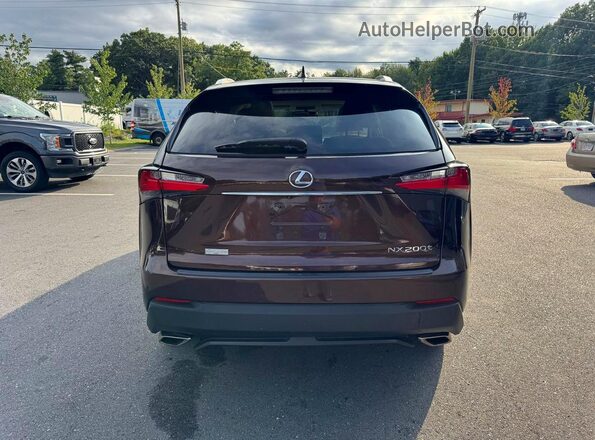 JTJBARBZ9G2081923 2016 LEXUS NX Maroon წინა სალონის ხედი