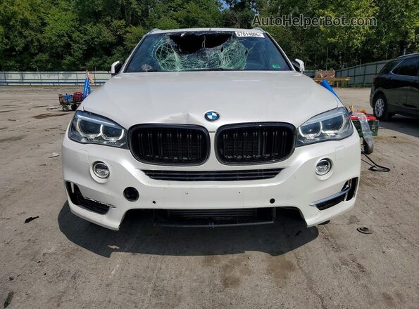5UXKR0C55H0V50097 2017 BMW X5 White Rear view