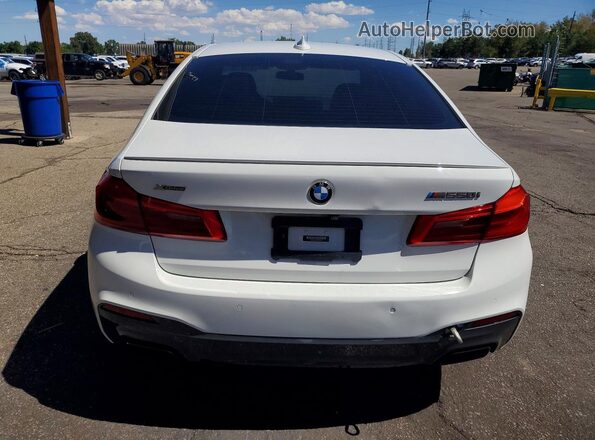 WBAJS7C02LBN96544 2020 BMW M5 White Vista interior delantera