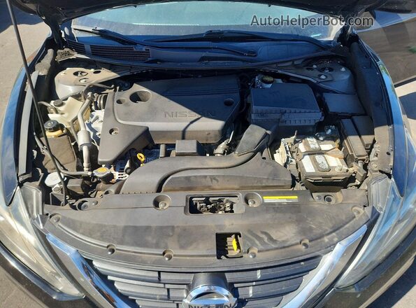 1N4AL3AP6JC255492 2018 NISSAN ALTIMA Black ძრავის განყოფილების ხედი