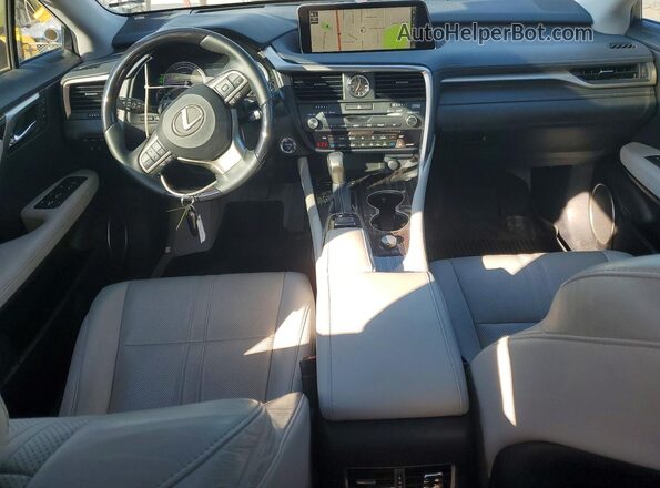 2T2BGMCA0KC032841 2019 LEXUS RX Silver ხელსაწყოთა პანელის ხედი