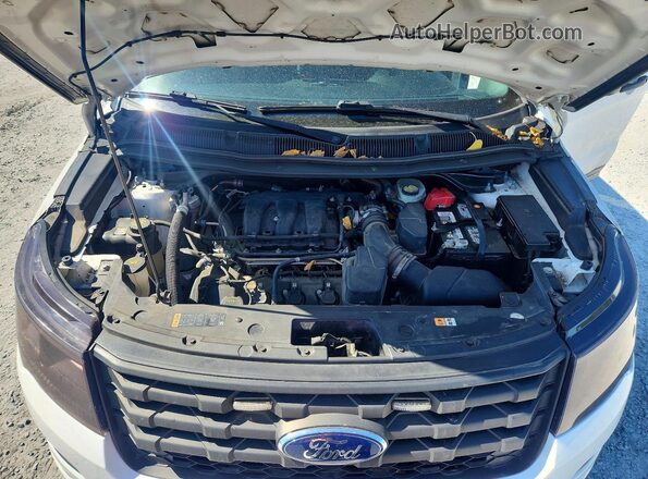 1FM5K8AR1HGE15497 2017 FORD EXPLORER Белый Вид наклейки с VIN-кодом
