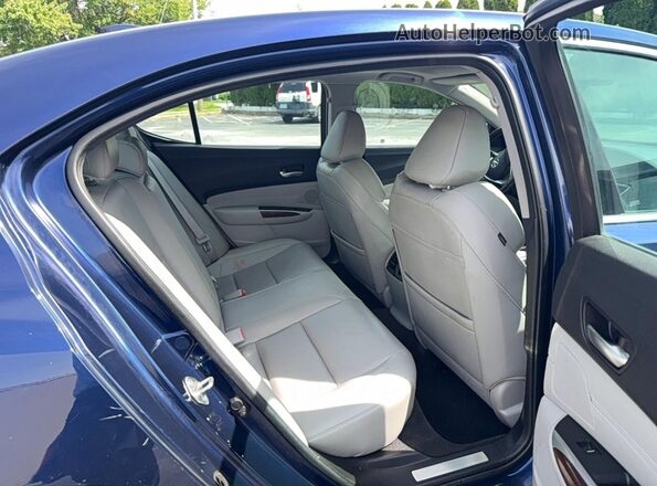 19UUB3F54HA003166 2017 ACURA TLX Blue Вид салону спереду