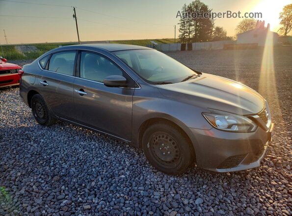 3N1AB7AP1HY236762 2017 NISSAN SENTRA Gray Вид спереду