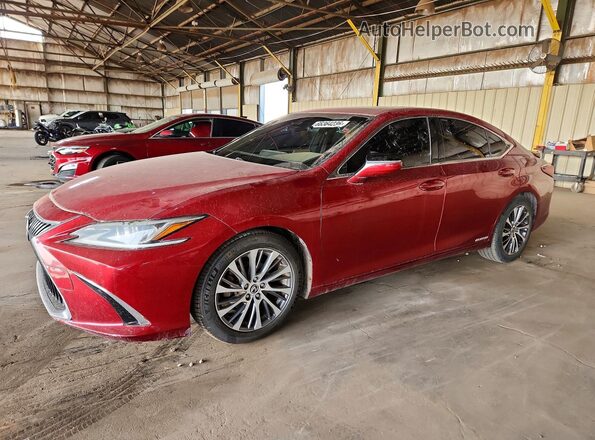 JTHB21B19K2002981 2019 LEXUS ES Maroon Задня ліва чверть