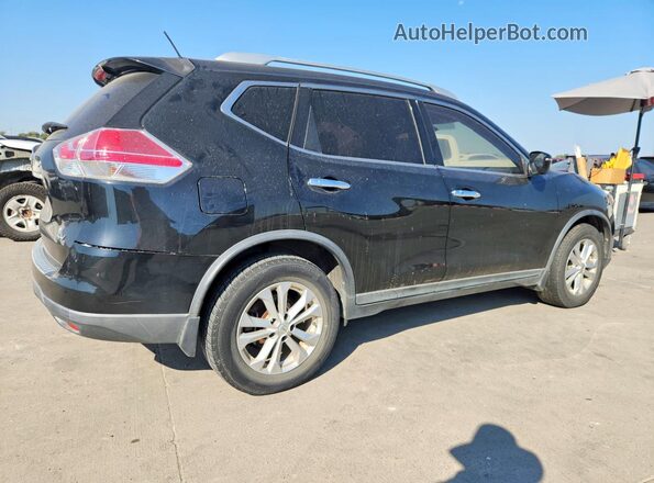 KNMAT2MT1GP679886 2016 NISSAN ROGUE Black წინა მარჯვენა