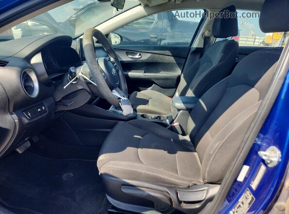 3KPF24AD5KE050478 2019 KIA FORTE Blue Առջևի վահանակի տեսք
