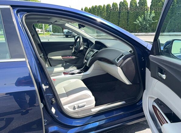 19UUB3F54HA003166 2017 ACURA TLX Blue Вид ззаду
