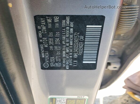 KMHLS4DG5SU901572 2025 HYUNDAI ELANTRA Silver 