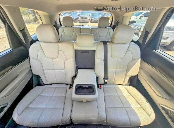 5XYP3DHC3LG005381 2020 KIA TELLURIDE Black უკანა სალონის ხედი