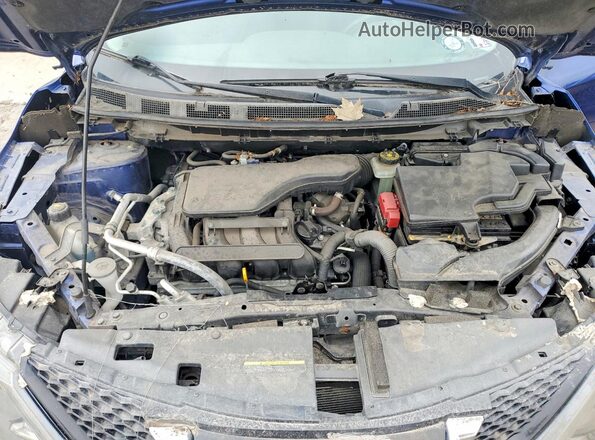 JN1BJ1CR7JW293886 2018 NISSAN ROGUE Blue Вид наклейки з VIN-кодом