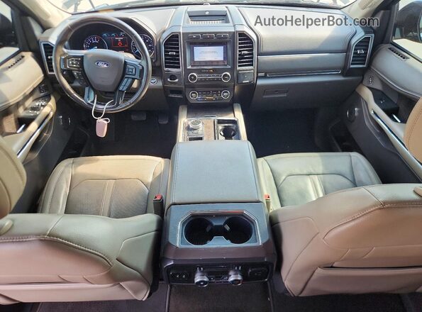 1FMJK1KT2KEA19355 2019 FORD EXPEDITION Black Widok zestawu wskaźników