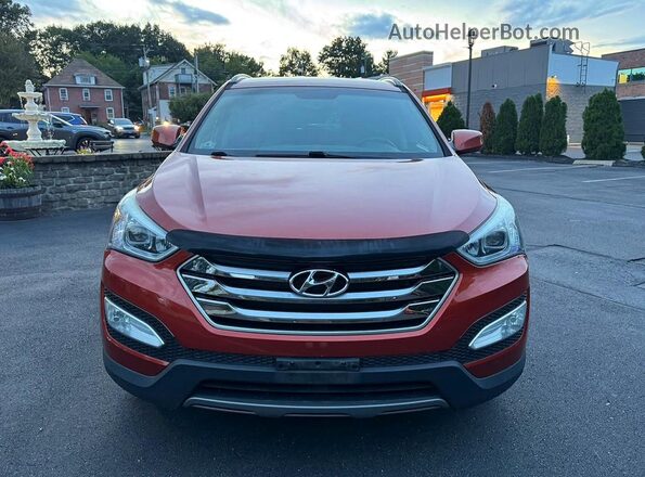5XYZUDLB5GG377024 2016 HYUNDAI SANTA FE Red Вид ззаду