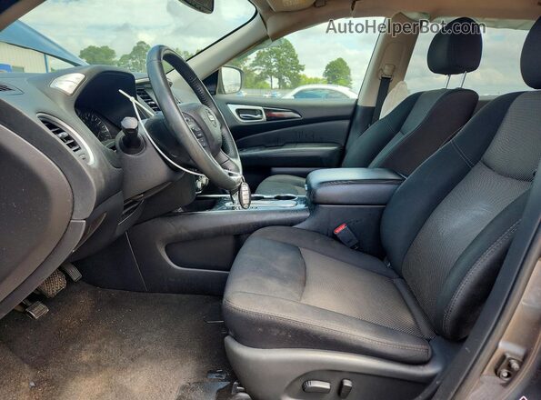 5N1DR2MN1JC623437 2018 NISSAN PATHFINDER Gray Dashboard view