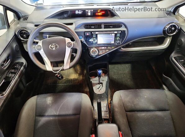 JTDKDTB39G1128926 2016 TOYOTA PRIUS Blue ხელსაწყოთა პანელის ხედი