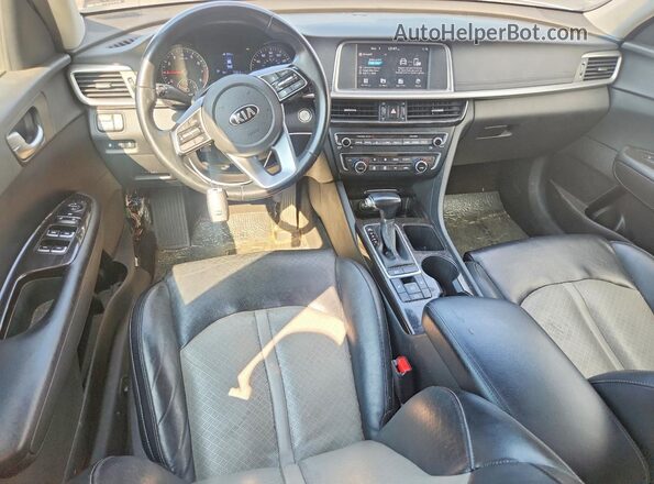 5XXGU4L13KG299984 2019 KIA OPTIMA White Вид щитка приладів