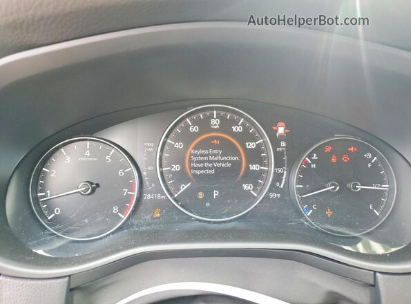 7MMVABAM5SN369782 2025 MAZDA CX-5 Gray Widok tylnych siedzeń