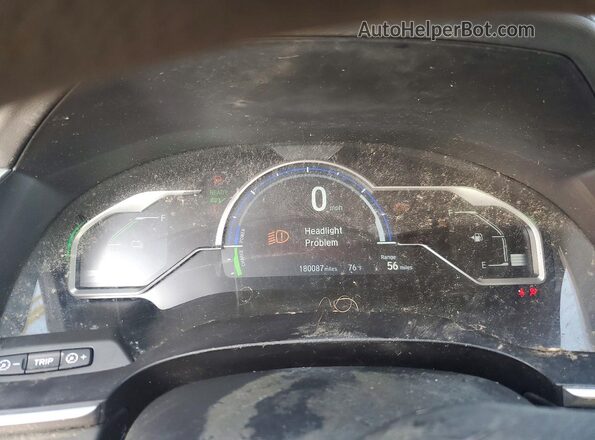 JHMZC5F14JC000528 2018 HONDA CLARITY Silver Հետևի նստատեղերի տեսք