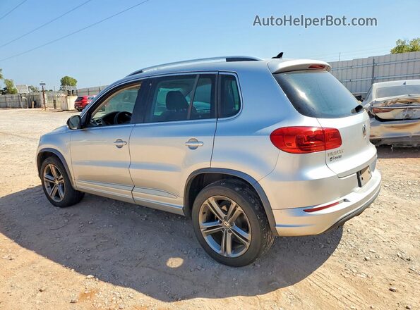 WVGUV7AX4HK018357 2017 VOLKSWAGEN TIGUAN Silver Rear right