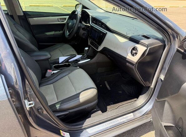 5YFBURHE7HP604728 2017 TOYOTA COROLLA Gray Rear view