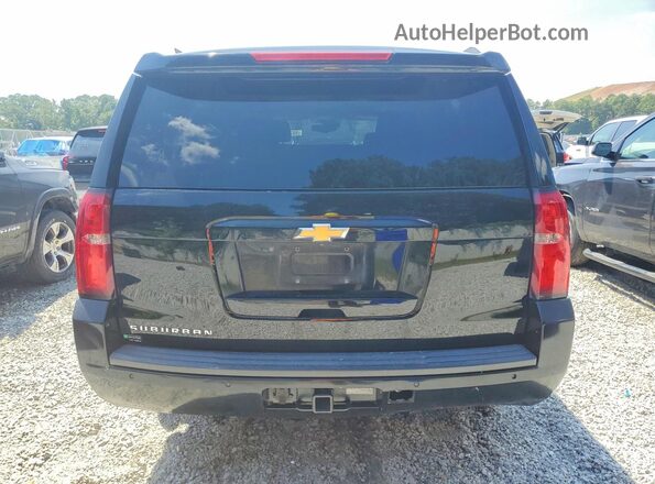 1GNSCHKC0JR347242 2018 CHEVROLET SUBURBAN Black Vista interior delantera