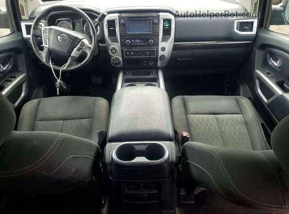 1N6AA1E5XJN546768 2018 NISSAN TITAN Black Instrument cluster view