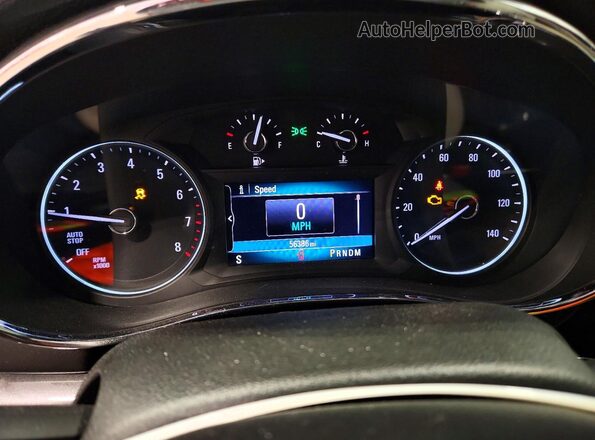 KL4CJGSM8KB763758 2019 BUICK ENCORE Бордовый Вид задних сидений