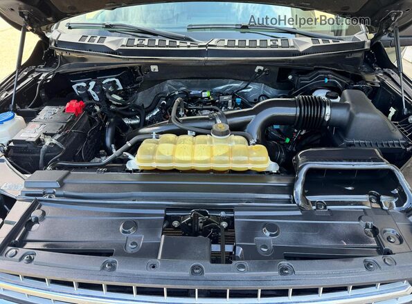 1FTEX1EP9LKE17445 2020 FORD F150 Black წინა პანელის ხედი