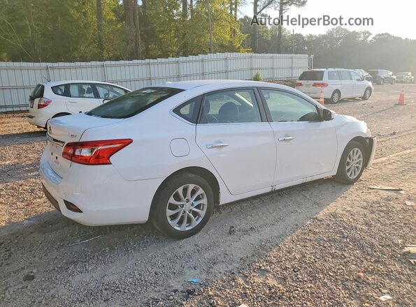 3N1AB7AP9KY456951 2019 NISSAN SENTRA White Delantero derecho