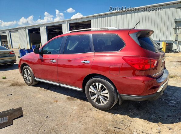 5N1DR2MN2HC610464 2017 NISSAN PATHFINDER Burgundy Trasero derecho