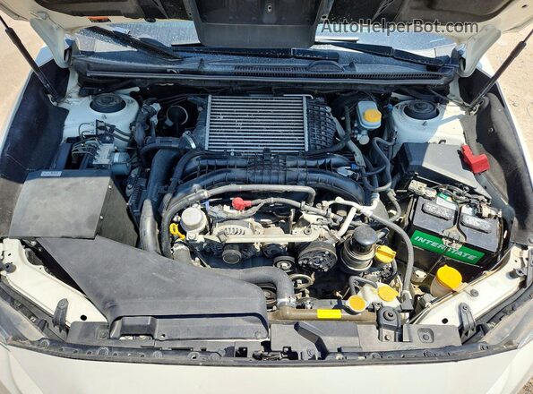 JF1VA1L63J8834295 2018 SUBARU WRX White Vista del compartimento del motor