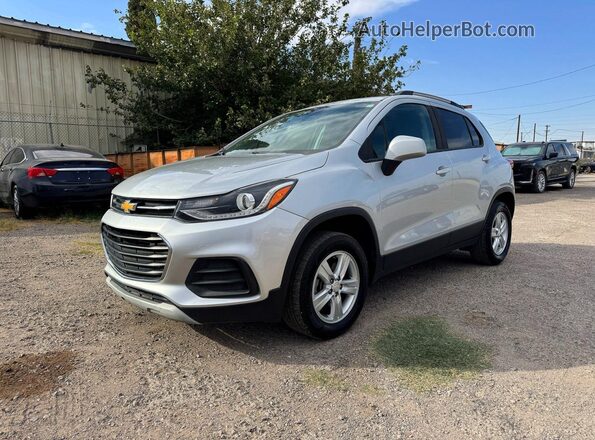 KL7CJPSM8MB374334 2021 CHEVROLET TRAX Silver Հետևի աջ