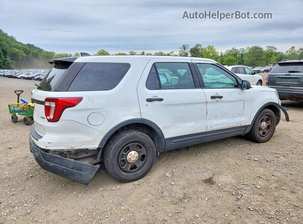 1FM5K8AR1KGA29685 2019 FORD EXPLORER White Przód prawy
