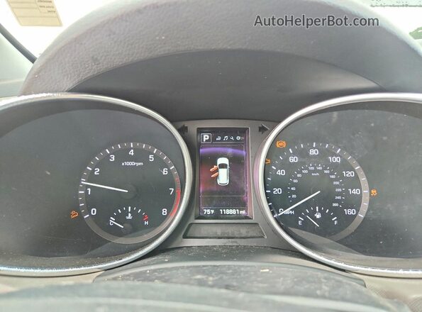 5XYZU3LB7HG393219 2017 HYUNDAI SANTA Black Вид задніх сидінь
