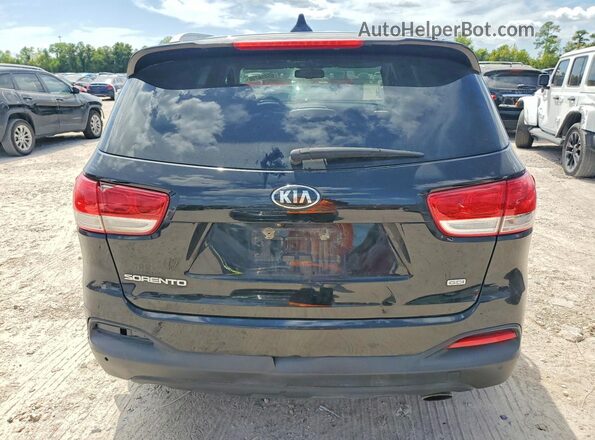 5XYPGDA30GG162600 2016 KIA SORENTO Black Front interior view