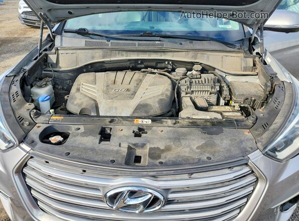 KM8SRDHF8HU179872 2017 HYUNDAI SANTA Серебряный Вид наклейки с VIN-кодом