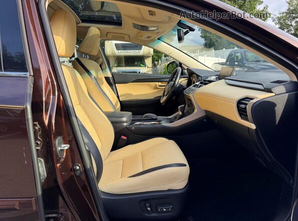 JTJBARBZ9G2081923 2016 LEXUS NX Maroon ხელსაწყოთა პანელის ხედი